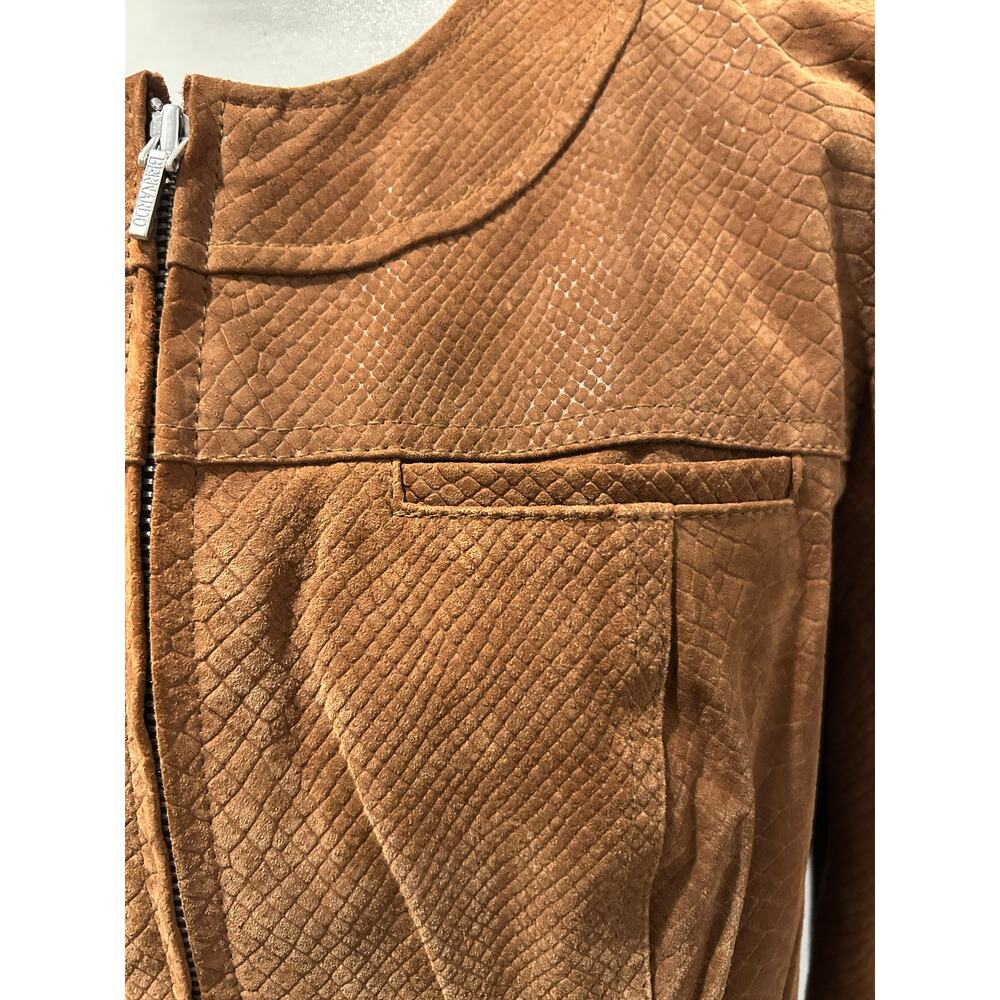 Lot of TWO Bernardo Leather Jackets. 1 brown, 1 black. XL - Picture 4 of 13